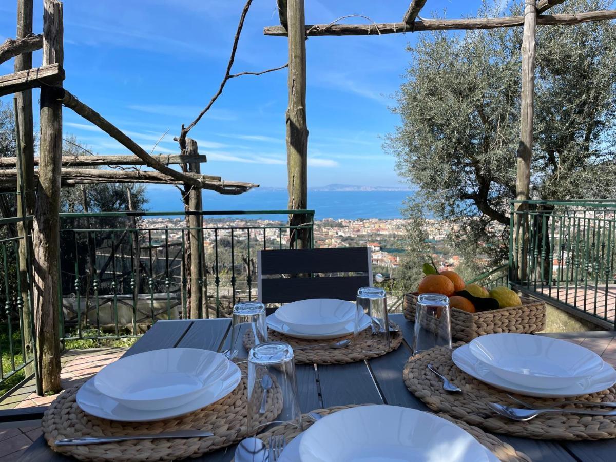 Sky View Villa Piano di Sorrento Eksteriør billede