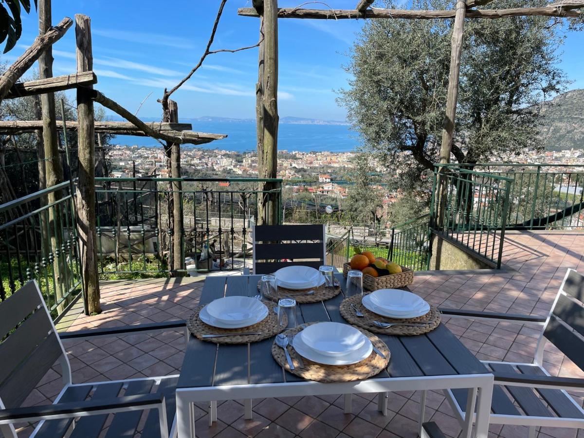 Sky View Villa Piano di Sorrento Eksteriør billede