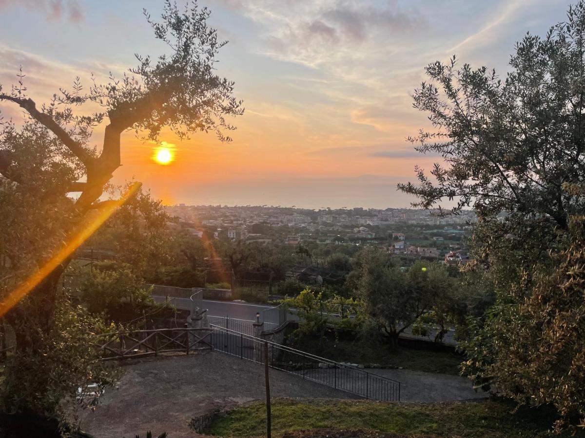 Sky View Villa Piano di Sorrento Eksteriør billede